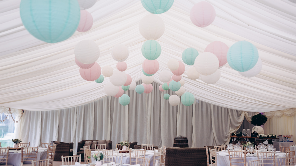 Houghton Lodge Gardens Wedding Lanterns