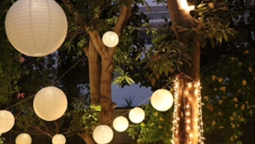 Egyptian Outdoor Wedding Features our Lanterns