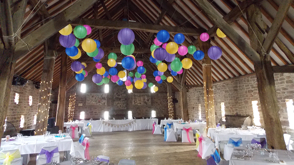 Mad Hatters Lanterns at The Manorial Barn