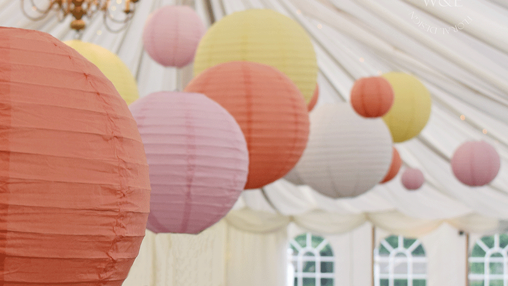 Create drama at Middleton Lodge with our extra large hanging lanterns