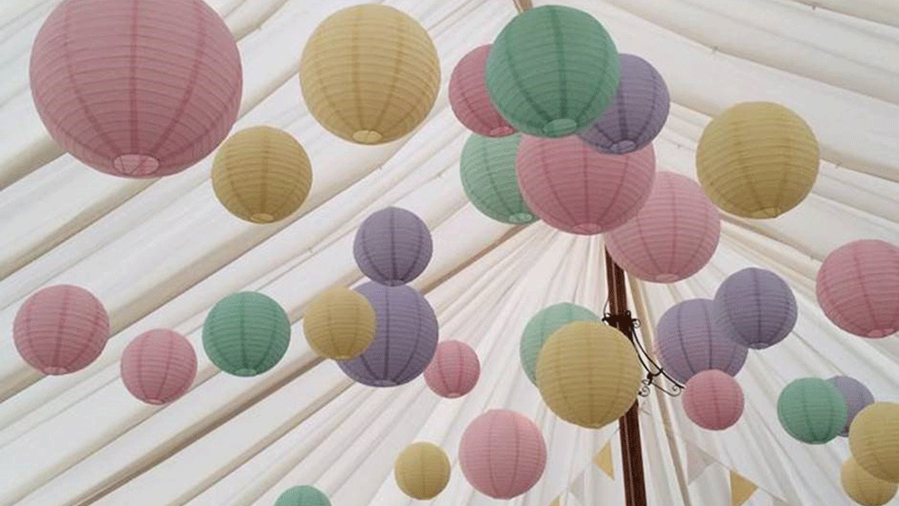 County Marquees Pastel Lanterns