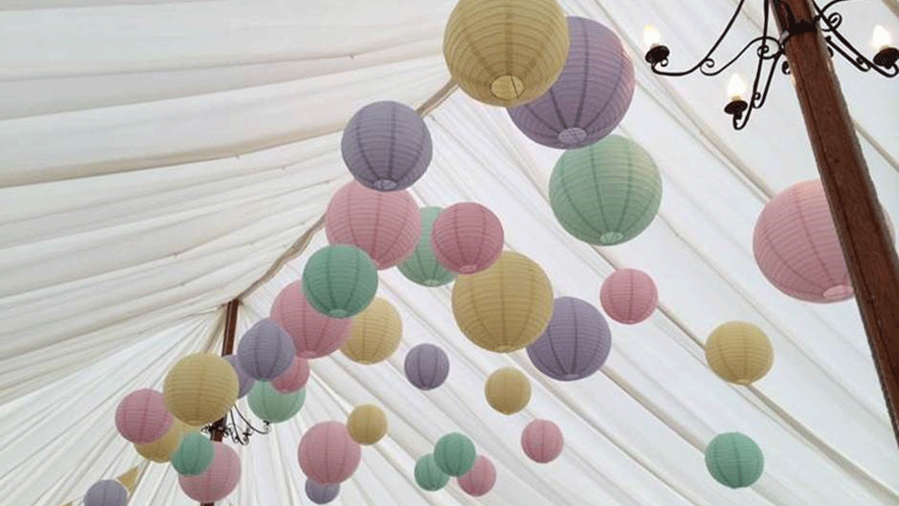 County Marquees Pastel Lanterns