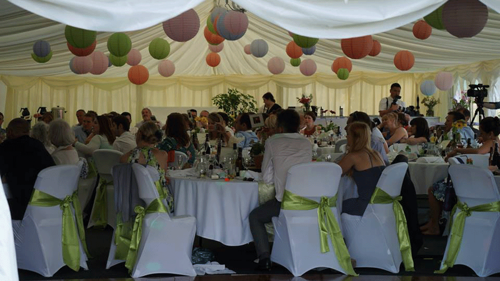 Coloured Boho Inspired Marquee Lanterns