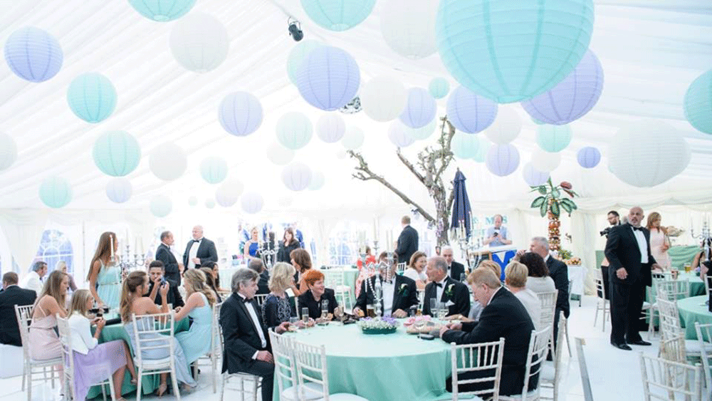 Pastel Wedding Lanterns