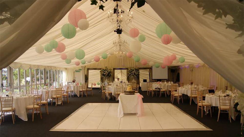 Pastel Chinese Lanterns at Trunkwell House