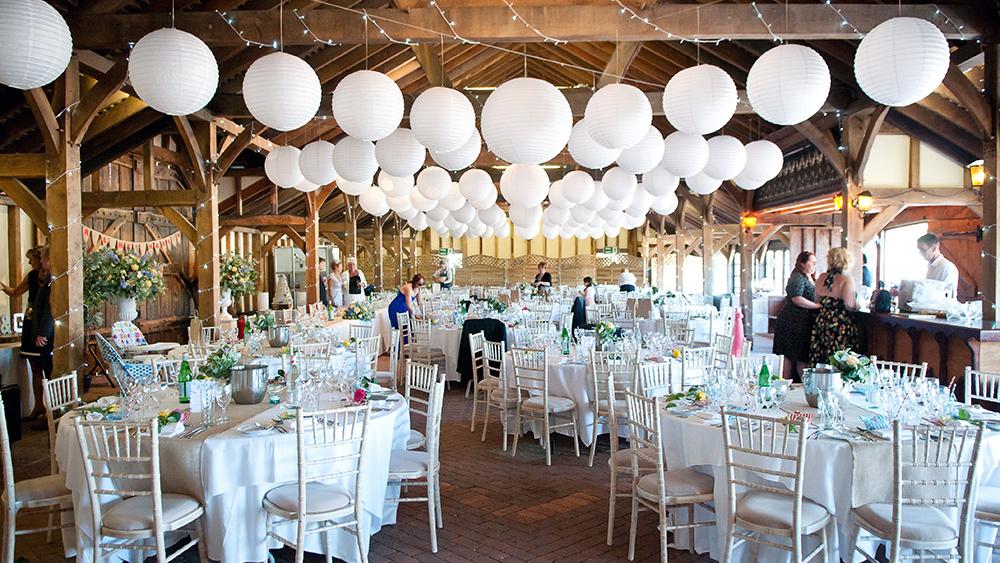 Classic Romantic White Wedding Lanterns