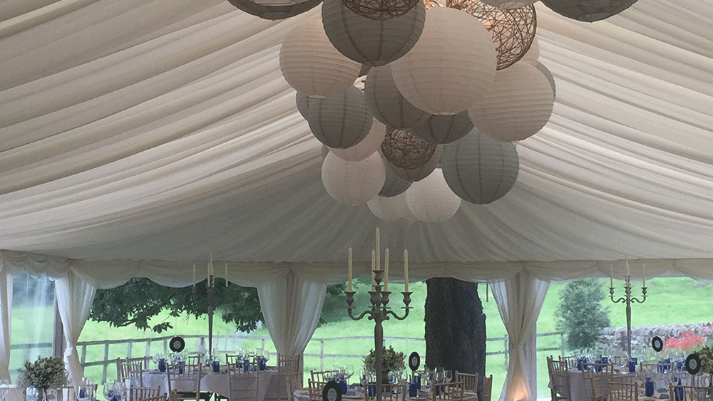 Gorgeous lanterns at The Sportmans Arms Hotel in Wath Nidderdale