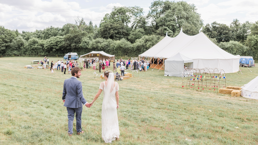 Stevie and Matt's Countryside Wedding Lanterns