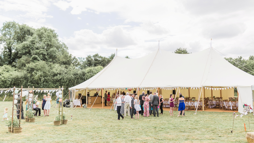 Stevie and Matt's Countryside Wedding Lanterns