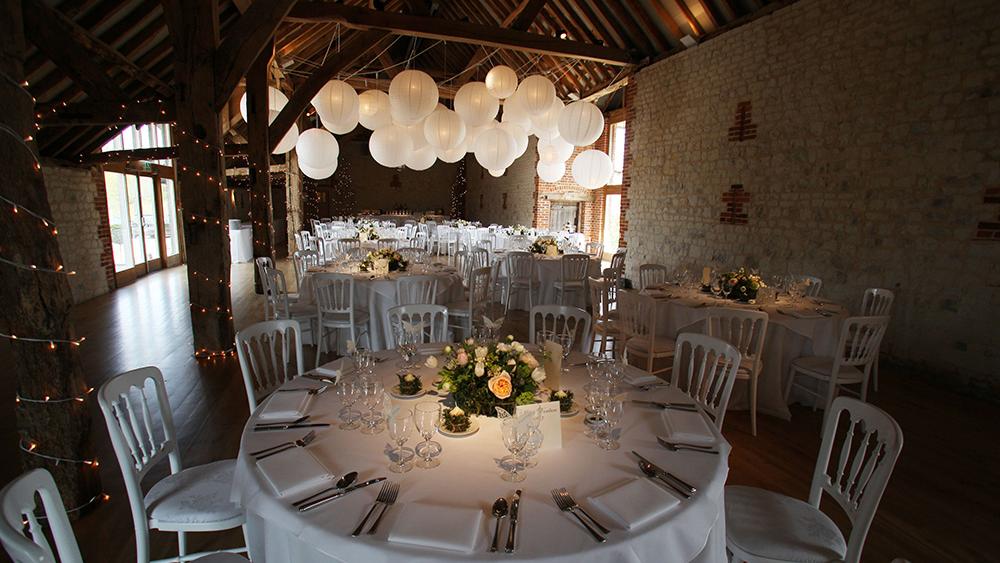 Soft Illuminated Cream Paper Lanterns