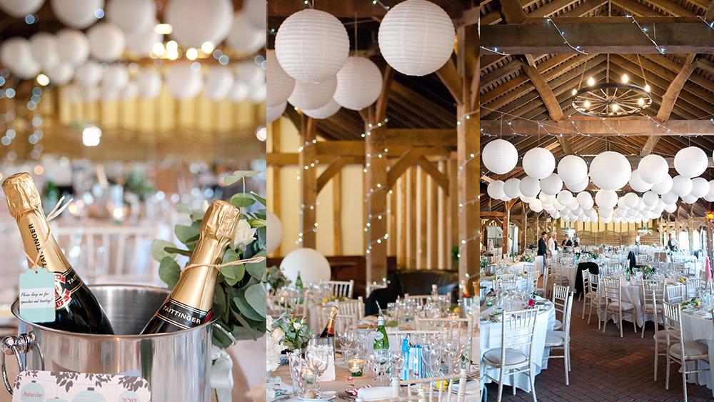 Classic Romantic White Wedding Lanterns