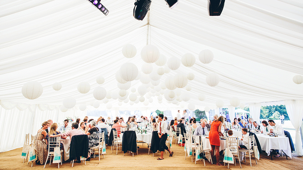 Classic Great Gatsby Wedding Paper Lanterns