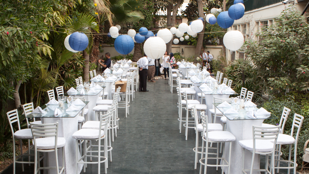 Egyptian Outdoor Wedding Features our Lanterns