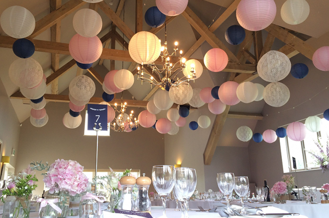 2016 Pantone Colours of the Year inspire wedding lantern styling