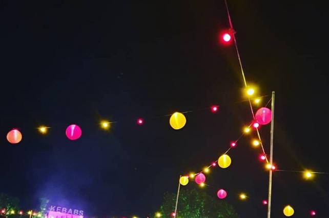 Hanging Lanterns at Latitude Festival