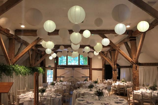 Dorset House School White Wedding Lanterns