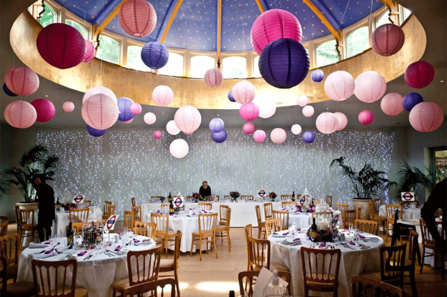 Lanterns at The Matara Centre in Gloucestershire