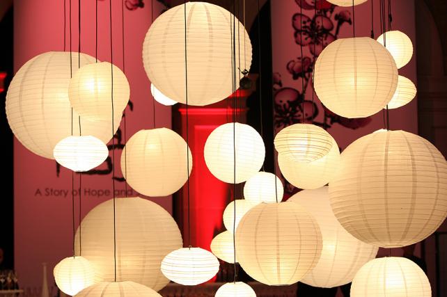 White paper lanterns McDonalds