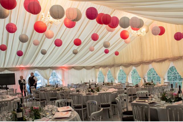 Paper Lanterns at Brambletye Centenary Ball