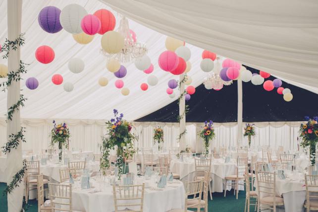 Rectory Farm Wedding Lantern Canopy