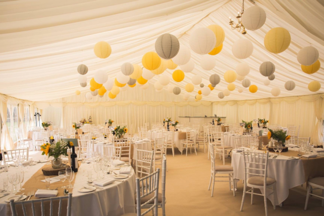 Slaugham Place Paper Lantern Installation