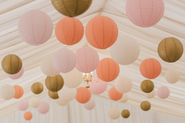 Squerryes Court Pastel Lantern Canopy