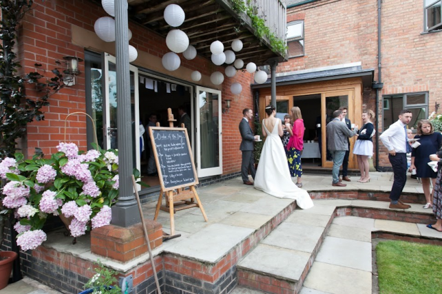 Cream and ivory hanging lanterns