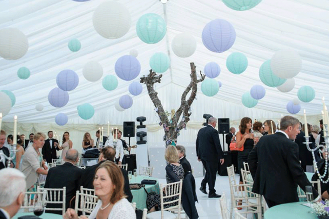 Pastel Wedding Lanterns