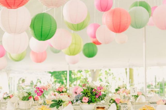 Festival inspired marquee lanterns