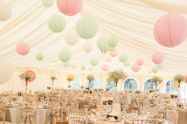 Perfect pastel paper lanterns