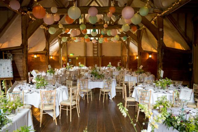 Lanterns and Lights at Lains Barn