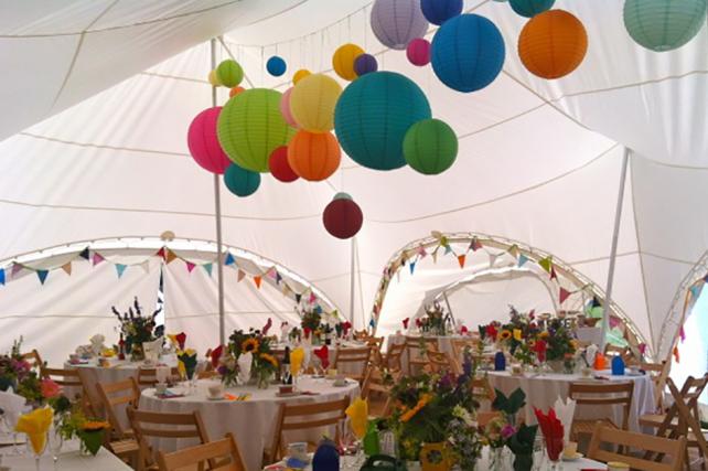 Capri Marquee Mad Hatters lanterns