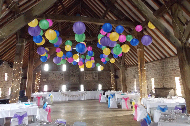 Mad Hatter's Lanterns at The Manorial Barn, Whiston