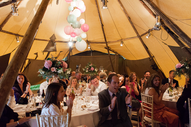 PapaKata Tepees decorated with Hanging Lanterns