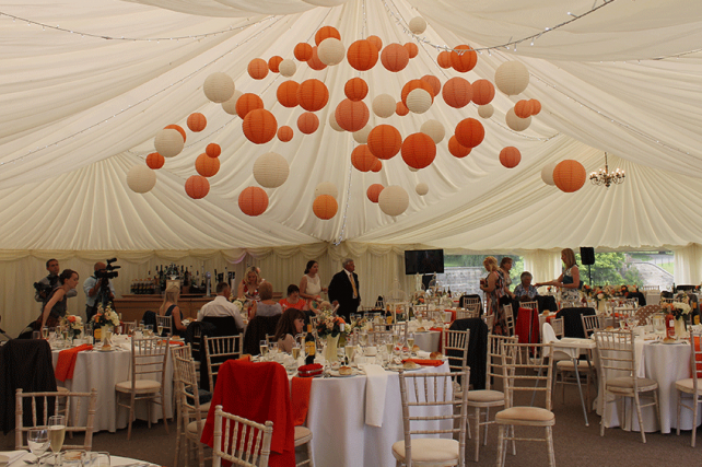 Orange Marquee Lanterns