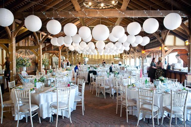 Classic white lantern canopy