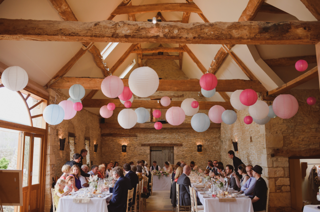 Wedding barn lanterns