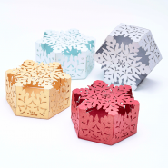 Christmas Snowflake Favour Boxes