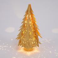 Gold Paper Christmas Tree
