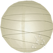 Round Ivory paper lantern