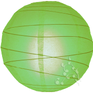 Round Lime paper lantern
