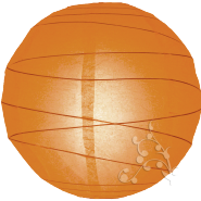 Round Orange paper lantern