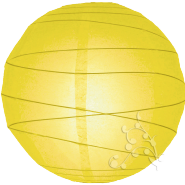 Yellow Round Paper Hanging Lantern