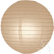 Latte brown paper lantern