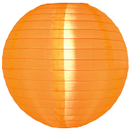 Orange Nylon outdoor hanging lanterns