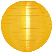 Large 20 inch Yellow Nylon Lanterns