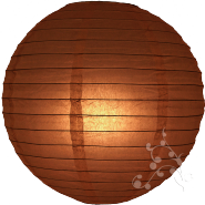 Small regular brown paper lanterns