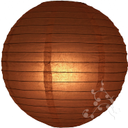 Chocolate brown lanterns