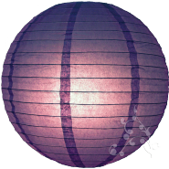 Dark Purple round paper lantern
