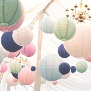 Pastel hanging lantern package